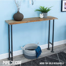 3/4 in. H Pipe Leg Kit Console Table, 9.75 in. W - 2 pack
