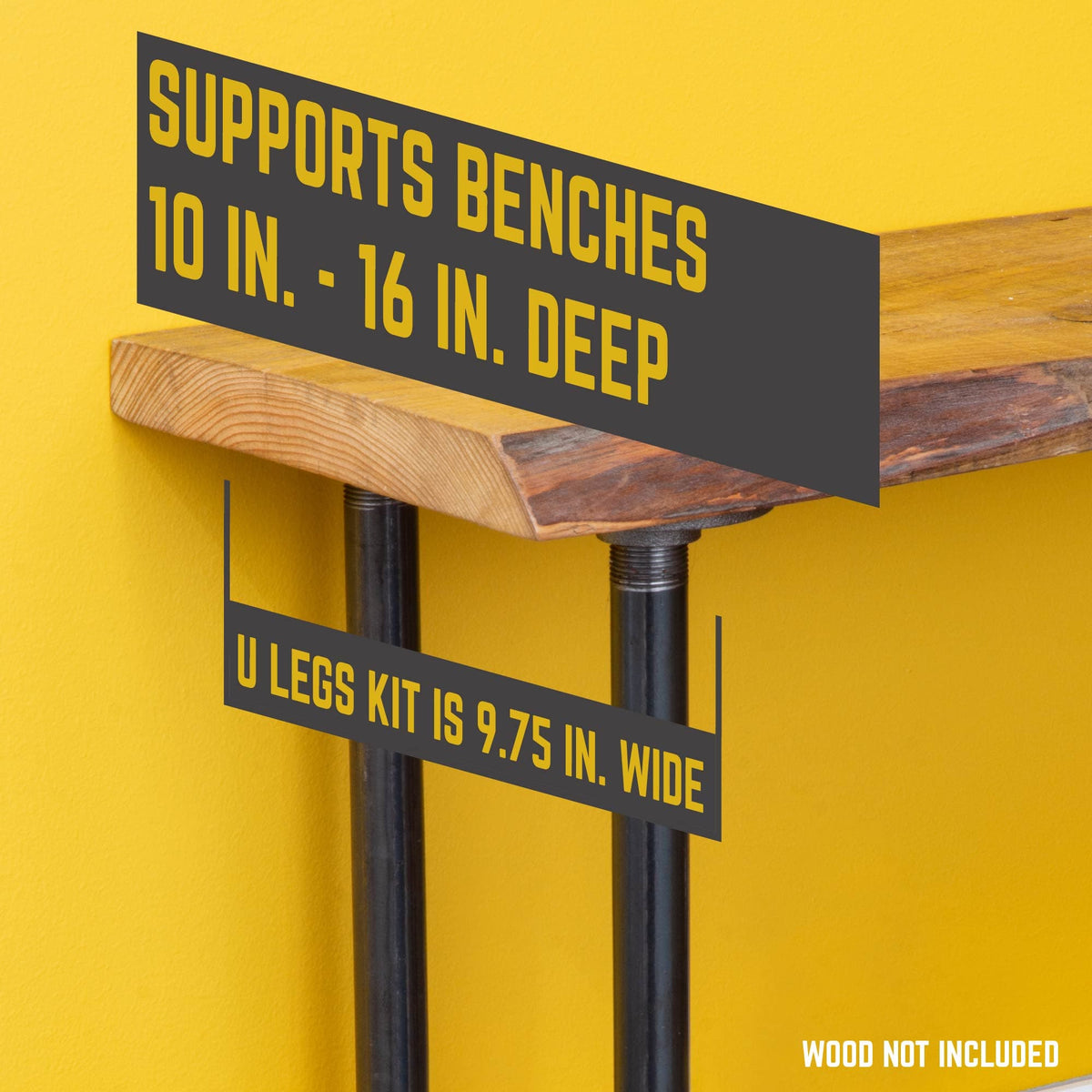 3/4 in. U Bench Leg Kit, photo 5 of 10