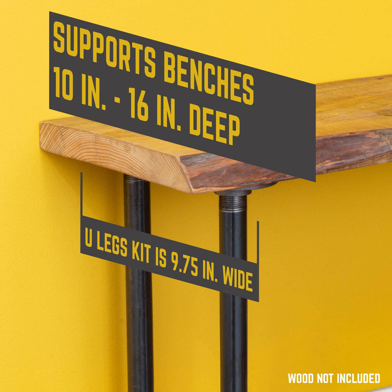 3/4 in. U Bench Leg Kit