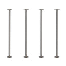 ¾ in. x 30 in. Round Flange Pipe Table Legs - 4 Pack