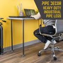 ¾ in. x 30 in. Round Flange Pipe Table Legs - 4 Pack