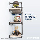 3 -Tier Wall Mounted Shelf By PIPE DECOR by PIPE DECOR