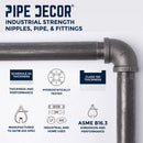 3 -Tier Wall Mounted Shelf By PIPE DECOR