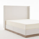Hosford - Minimalist Upholstered Wingback Bed by HouseOfZazla