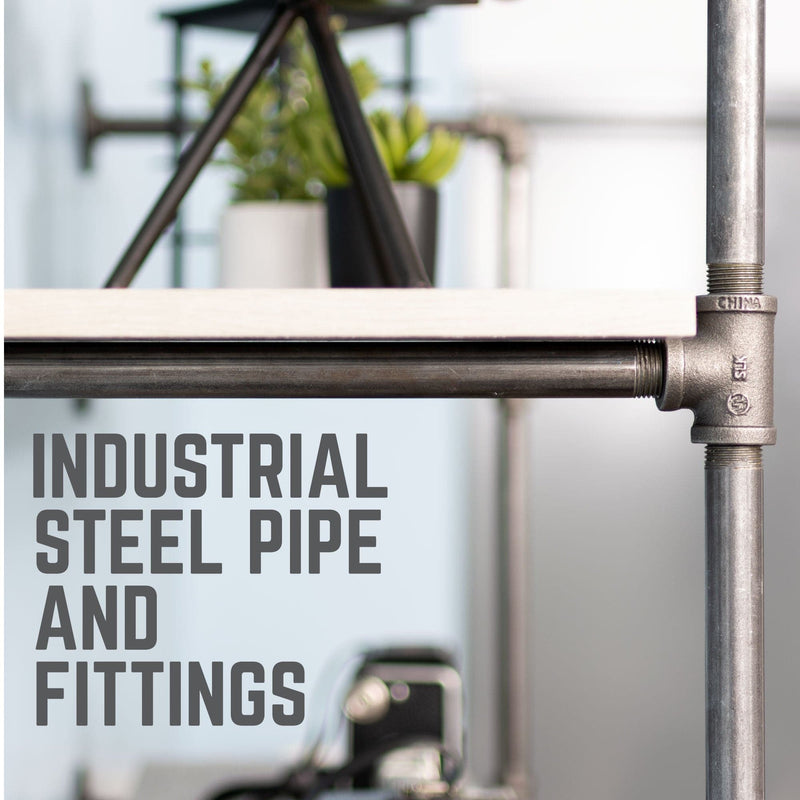 4 -Tier Floor Mounted Shelf By PIPE DECOR