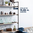 4 -Tier Wall Mounted Shelf By PIPE DECOR by PIPE DECOR