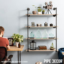 4 -Tier Wall Mounted Shelf By PIPE DECOR
