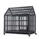 Heavy Duty Dog Crate Lockable Wheels