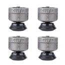 Furniture Leg Levelers for ½” Pipe Legs (4 Pack)