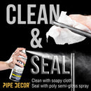 1 in. Black 6-Way Fitting by PIPE DECOR