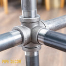 1 in. Black 5-Way Fitting by PIPE DECOR