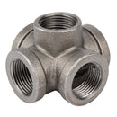 3/4 in. Black 5-Way Fitting by PIPE DECOR