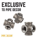 3/4 in. Black 5-Way Fitting