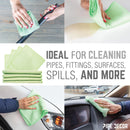 Microfiber Cleaning Cloth, Multi-purpose Lint-Free Towels, 12-Pack