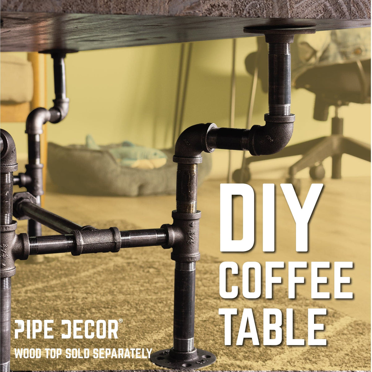 Streetlights Coffee Table By PIPE DECOR, photo 6 of 9