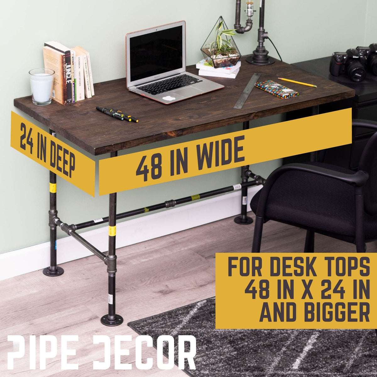 H Desk by PIPE DECOR, photo 3 of 9