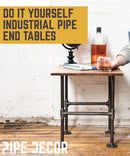 H End Table By PIPE DECOR
