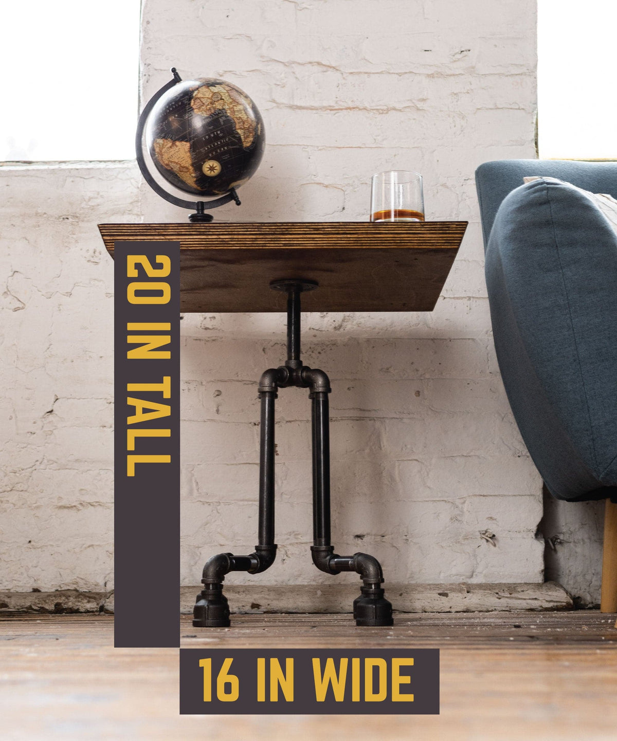 Roots End Table By PIPE DECOR, photo 3 of 9