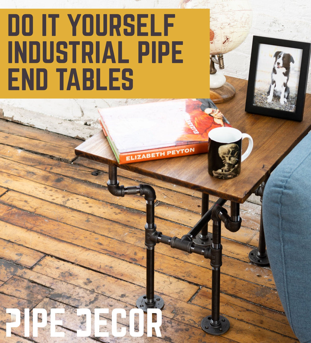 Streetlights End Table By PIPE DECOR, photo 6 of 9