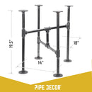 Turnpike End Table By PIPE DECOR by PIPE DECOR