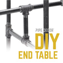 Turnpike End Table By PIPE DECOR by PIPE DECOR
