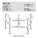 Turnpike End Table By PIPE DECOR