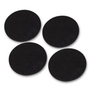 Heavy Duty Round Felt Pad for 1/2 in. Pipe Floor Flange, 2.75 in. Diameter (4-Pack) by PIPE DECOR