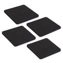Heavy Duty Square Felt Pad for 3/4 in. Pipe Floor Flange, 3 in. x 3 in. (4-Pack) by PIPE DECOR