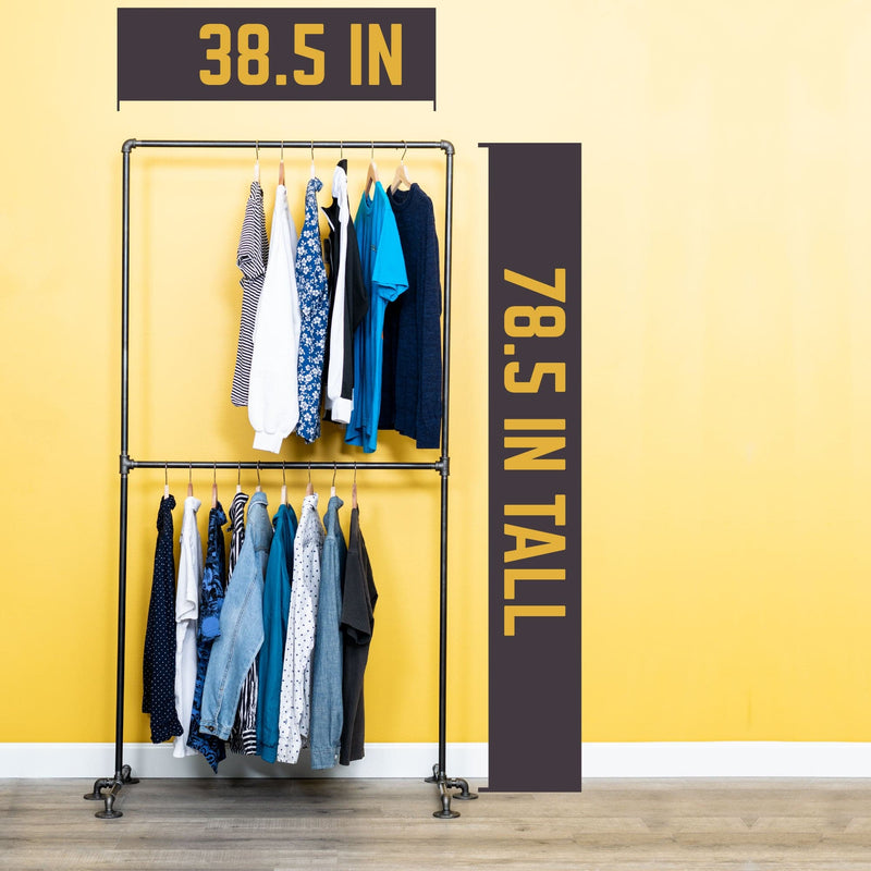 Freestanding Double Clothing Rack, photo 3 of 8