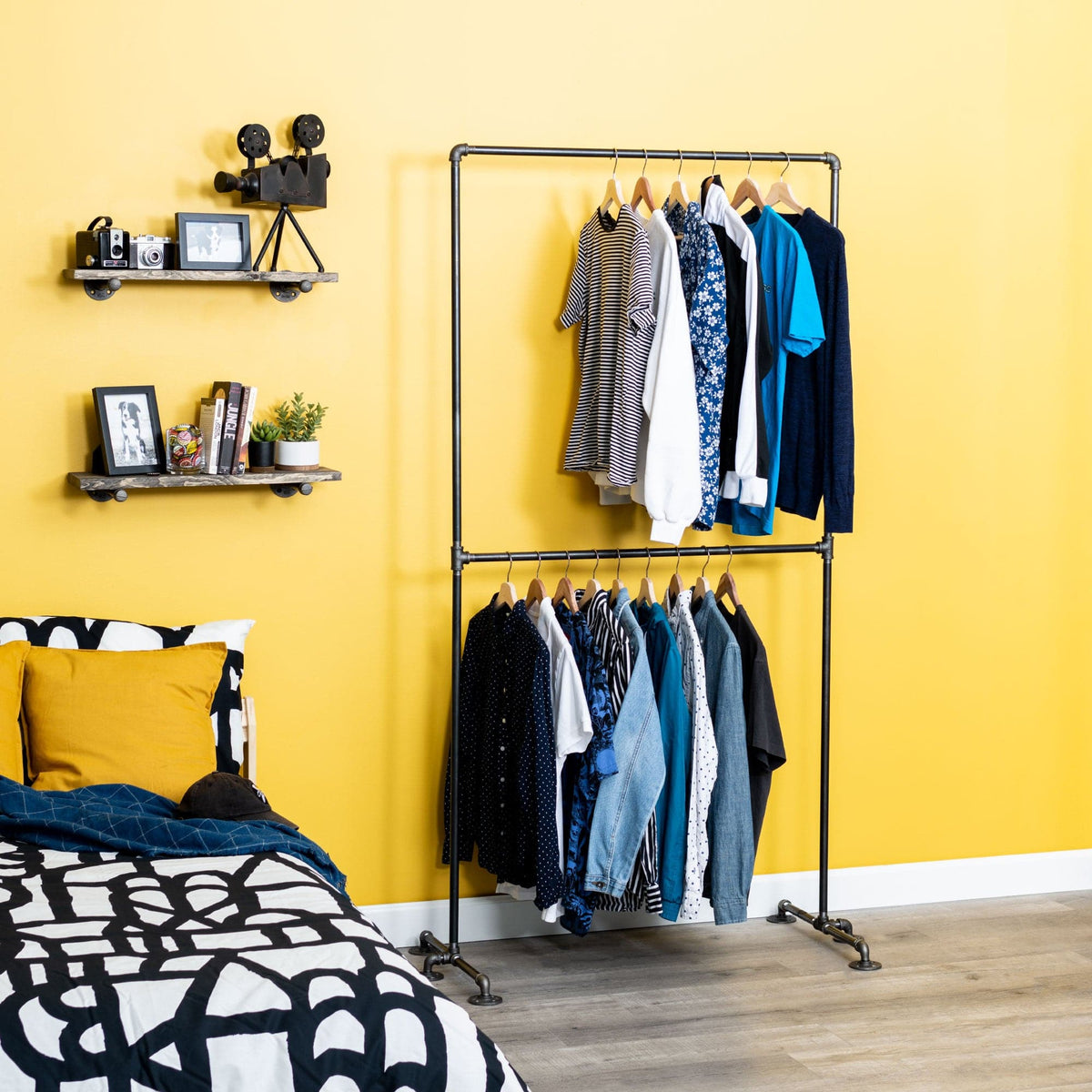 Freestanding Double Clothing Rack, photo 6 of 8