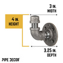 90 Degree Elbow Wall Hook Kit (2 Pack)