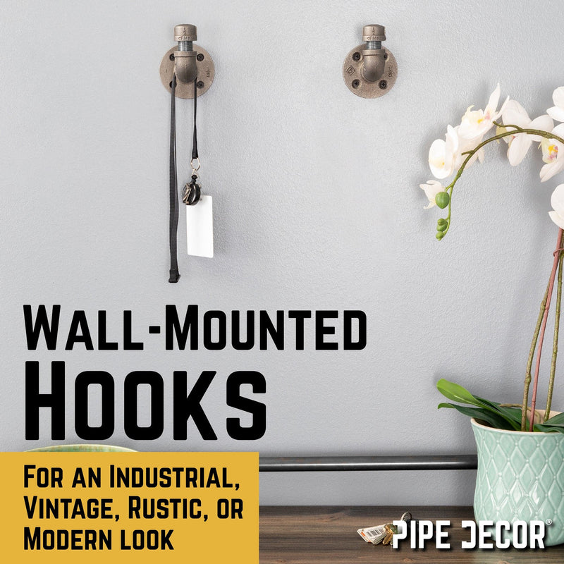 90 Degree Elbow Wall Hook Kit (2 Pack)