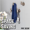 Tee-Shaped Wall Hook Kit (2 Pack)