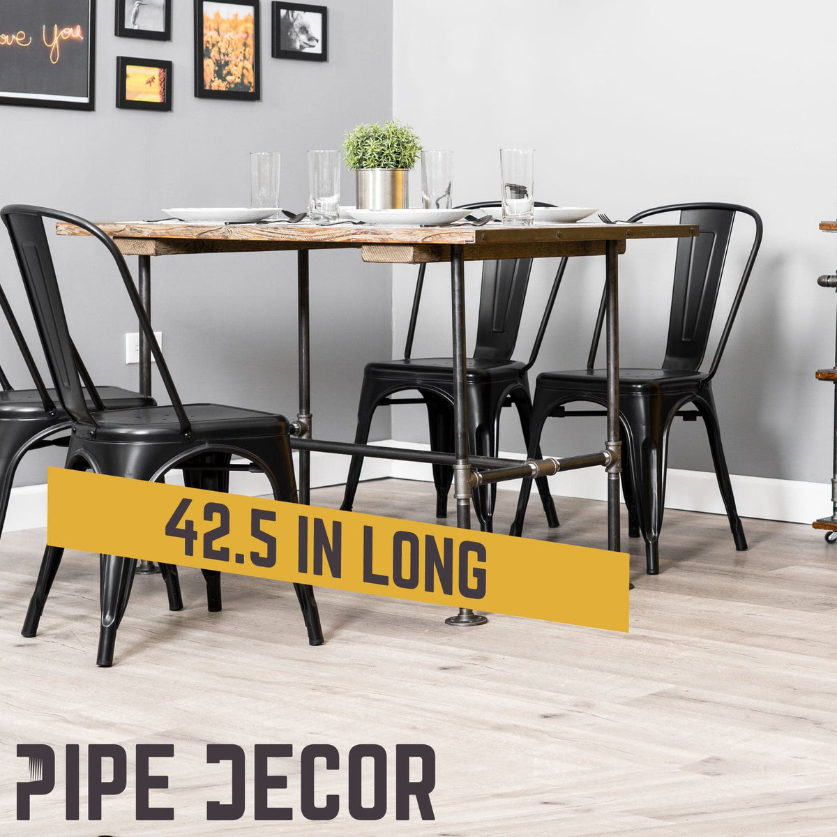 Poker Kitchen Table By PIPE DECOR, photo 4 of 9