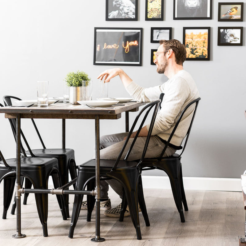 Poker Kitchen Table By PIPE DECOR