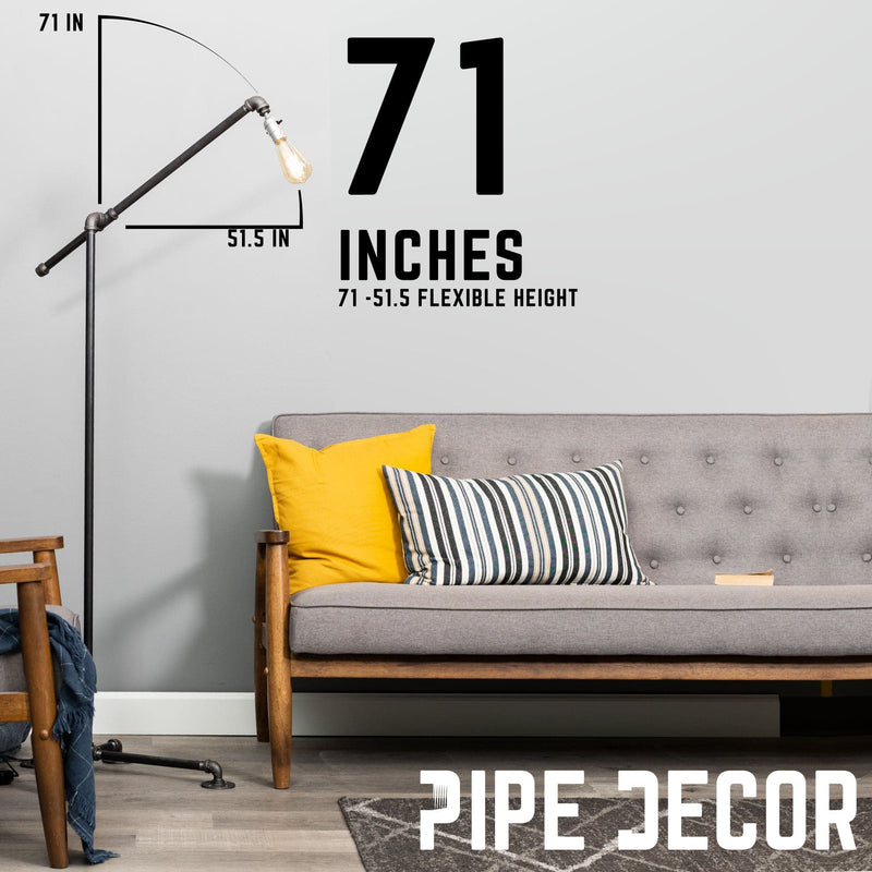 Telescope Floor Lamp By PIPE DECOR, photo 3 of 9