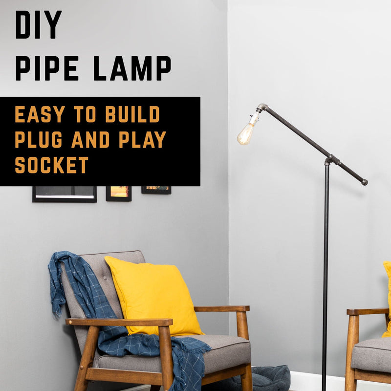Telescope Floor Lamp By PIPE DECOR, photo 8 of 9