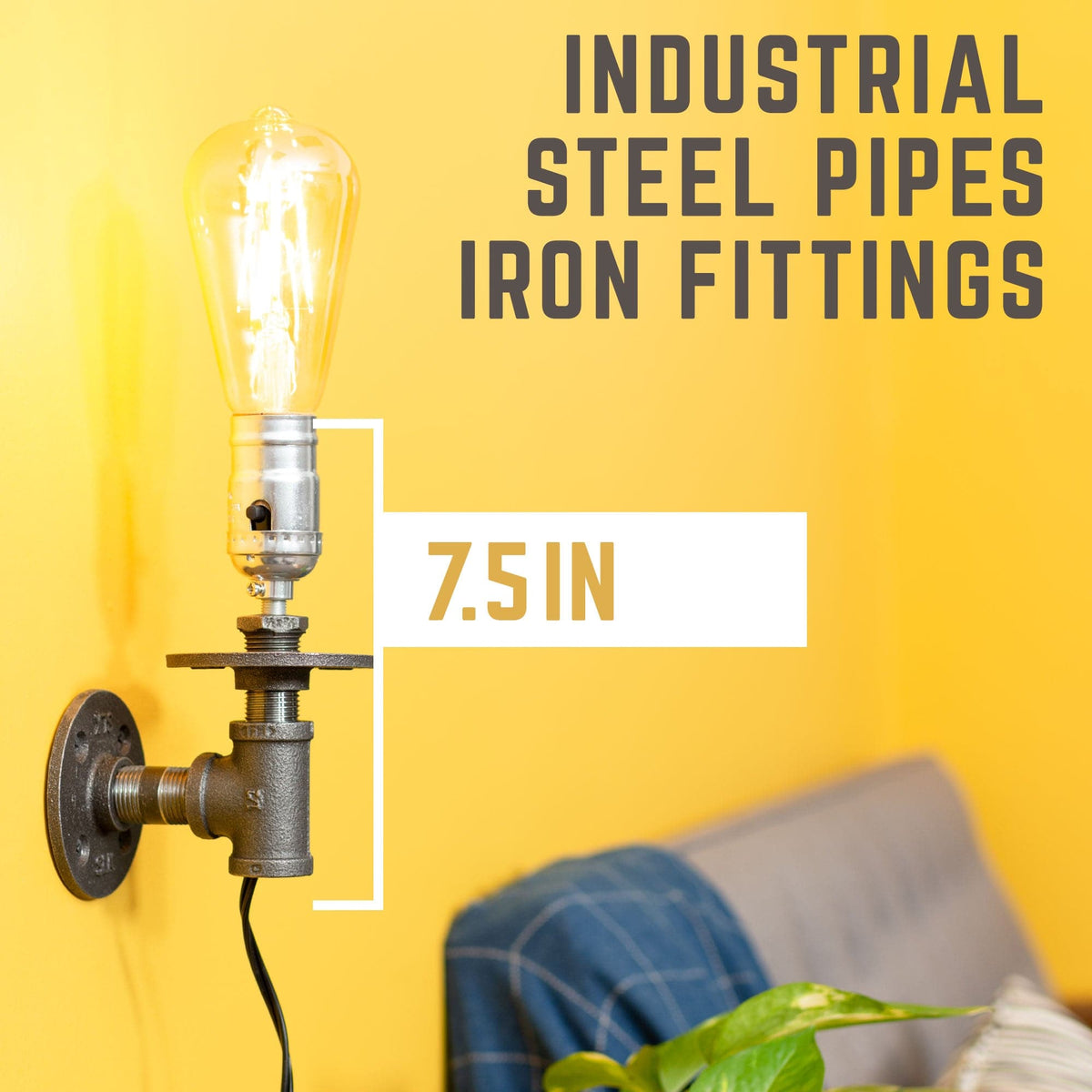 Wall Sconce By PIPE DECOR, photo 3 of 9