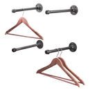1/2 in. x 12 in. Clothing Hanging Bracket Kit, 4 Pack