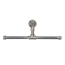 Wall-Mounted Tee-Style Pipe Clothing Rack