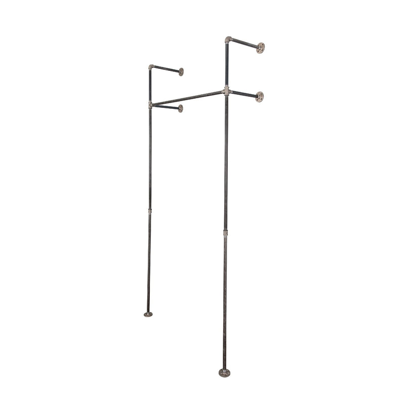 41 in. Wall Mounted Clothing Rack, Single