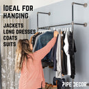 41 in. Wall Mounted Clothing Rack, Single