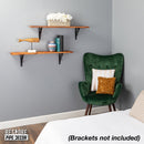 RESTORE Sunset Cedar 36 in. Wood Shelf (Wood Only)