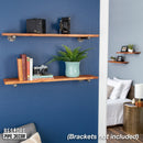 RESTORE Sunset Cedar 36 in. Wood Shelf (Wood Only)