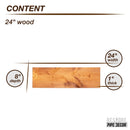 RESTORE Sunset Cedar 24 in. Wood Shelf (Wood Only)