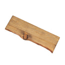 RESTORE Trail Brown 24 in. Live Edge Wood Shelf (Wood Only)