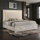 Colorado - Bedroom Set With Upholstered LED Headboard by HouseOfZazla