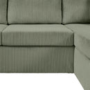 Oversized Sectional U-Shaped Sofa With Chaise Lounge And Three Soft Throw Pillows