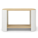 End Table with 2-Layer Storage Shelves