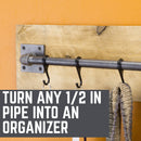 Pipe Hook for 1/2in. Black Pipe